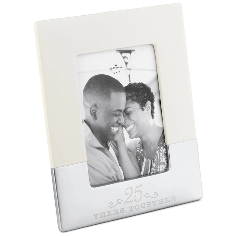 Hallmark 25 Years Together Ceramic Picture Frame, 5x7 1 Hallmark 25 Years Together Ceramic Picture Frame, 5x7