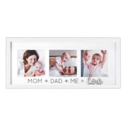 Malden 4x4 Mom, Dad And Me Wood Collage Picture Frame, 15x7