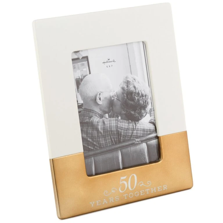 Hallmark 50 Years Together Ceramic Picture Frame, 5x7 1 Hallmark 50 Years Together Ceramic Picture Frame, 5x7