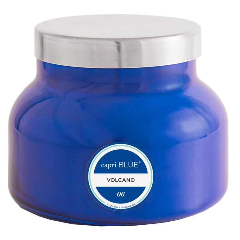 Capri Blue Volcano Blue Signature Jar Candle, 19 Oz. 1 Capri Blue Volcano Blue Signature Jar Candle, 19 Oz.