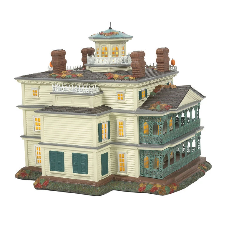 Enesco Disney Disneyland Haunted Light-Up Mansion Figurine, 9.1" 2 Enesco Disney Disneyland Haunted Light-Up Mansion Figurine, 9.1" - Image 2