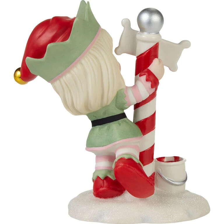 Precious Moments Greetings From The North Pole Elf Figurine, 5.2" 2 Precious Moments Greetings From The North Pole Elf Figurine, 5.2" - Image 2