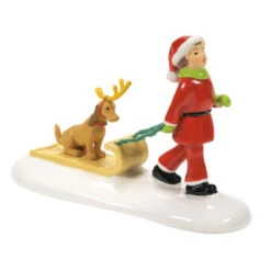 Enesco Snow Village Trip To Who-Ville Figurine, 2.68"