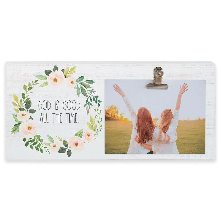 God Is Good Clip Picture Frame, 3x5 1 God Is Good Clip Picture Frame, 3x5