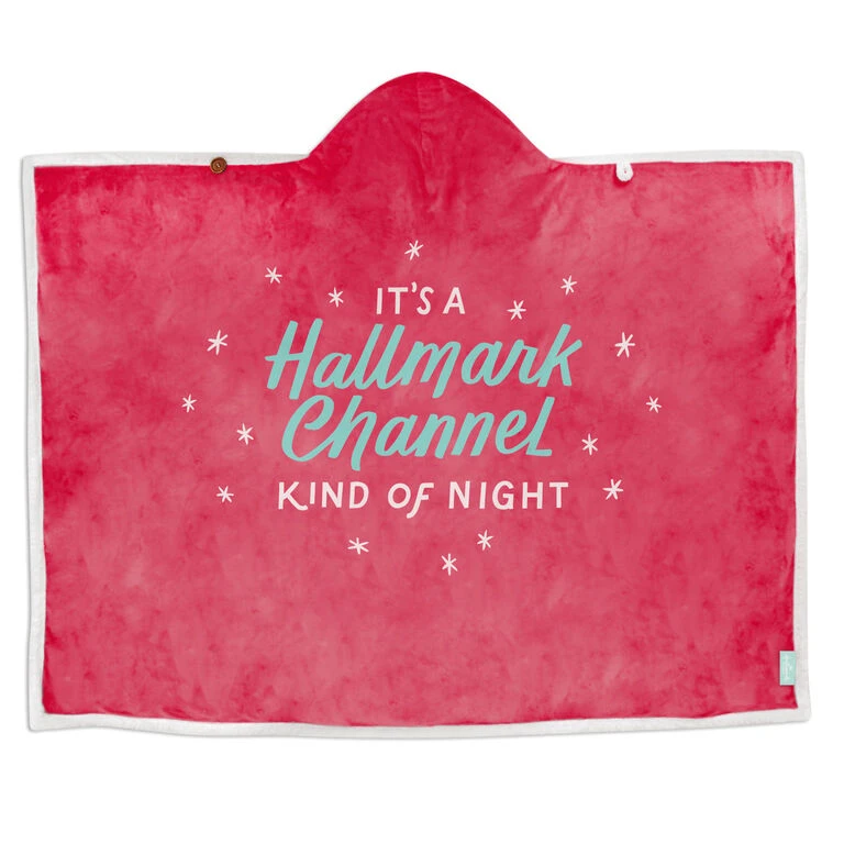 Hallmark Channel Kind Of Night Hooded Blanket, 50x70 1 Hallmark Channel Kind Of Night Hooded Blanket, 50x70