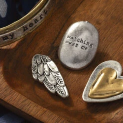 Demdaco Guardian Angel Heart Token -Hallmark Heart Pocket Token 1008100033 04