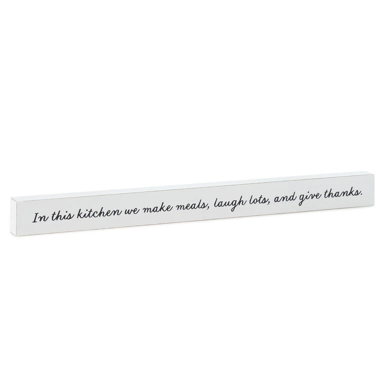 Hallmark In This Kitchen Wood Quote Sign, 23.5x2 1 Hallmark In This Kitchen Wood Quote Sign, 23.5x2