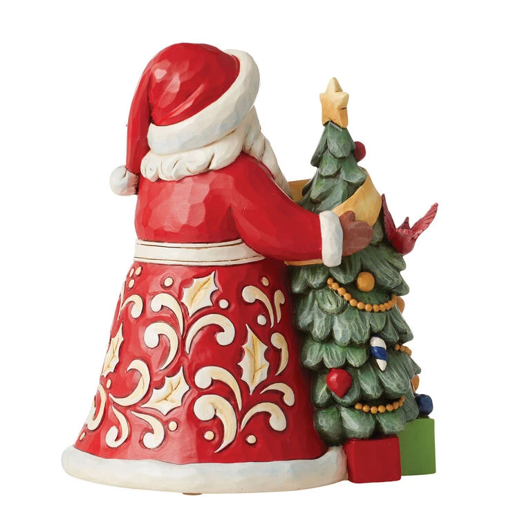 Enesco Jim Shore Dated 2023 Santa And Christmas Tree Figurine, 7.2" 2 Enesco Jim Shore Dated 2023 Santa And Christmas Tree Figurine, 7.2" - Image 2