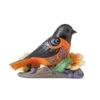 Enesco Jim Shore Baltimore Oriole With Spring Flowers Figurine, 4.2"