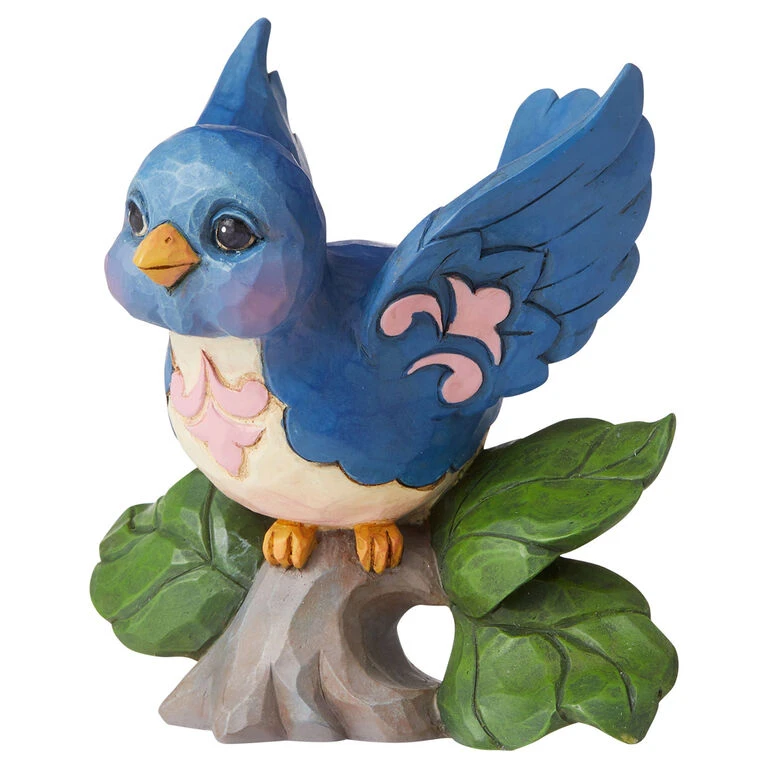 Enesco Jim Shore Bluebird Mini Figurine, 3.5" 1 Enesco Jim Shore Bluebird Mini Figurine, 3.5"