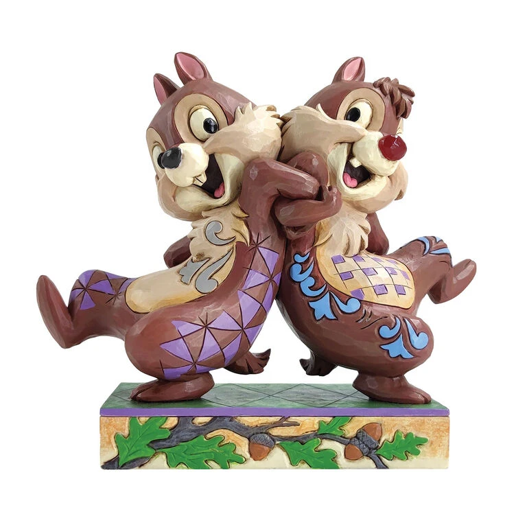 Enesco Jim Shore Disney Chip And Dale Dancing Figurine, 5.25" 1 Enesco Jim Shore Disney Chip And Dale Dancing Figurine, 5.25"
