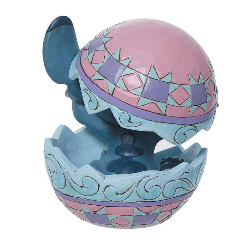 Enesco Jim Shore Disney Stitch Easter Egg Figurine, 5.25" 2 Enesco Jim Shore Disney Stitch Easter Egg Figurine, 5.25" - Image 2
