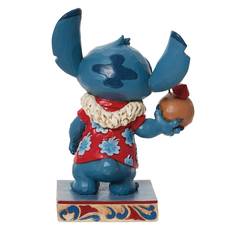 Enesco Jim Shore Disney Stitch In Hawaiian Shirt Figurine, 5" 2 Enesco Jim Shore Disney Stitch In Hawaiian Shirt Figurine, 5" - Image 2