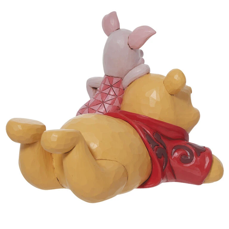 Enesco Jim Shore Disney Winnie The Pooh And Piglet Figurine, 5.25" 2 Enesco Jim Shore Disney Winnie The Pooh And Piglet Figurine, 5.25" - Image 2