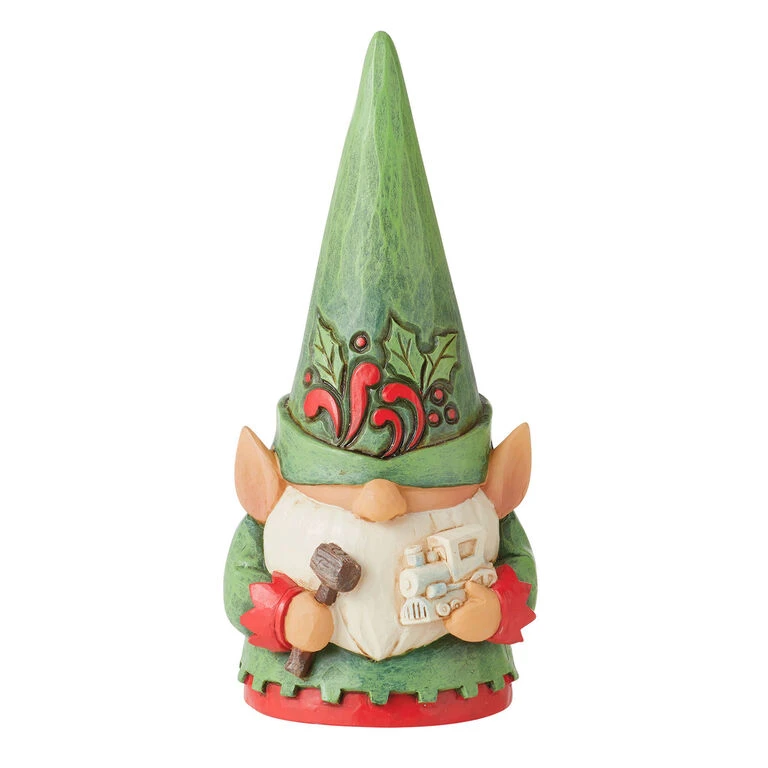Enesco Jim Shore Elf Gnome Figurine, 4.7" 1 Enesco Jim Shore Elf Gnome Figurine, 4.7"