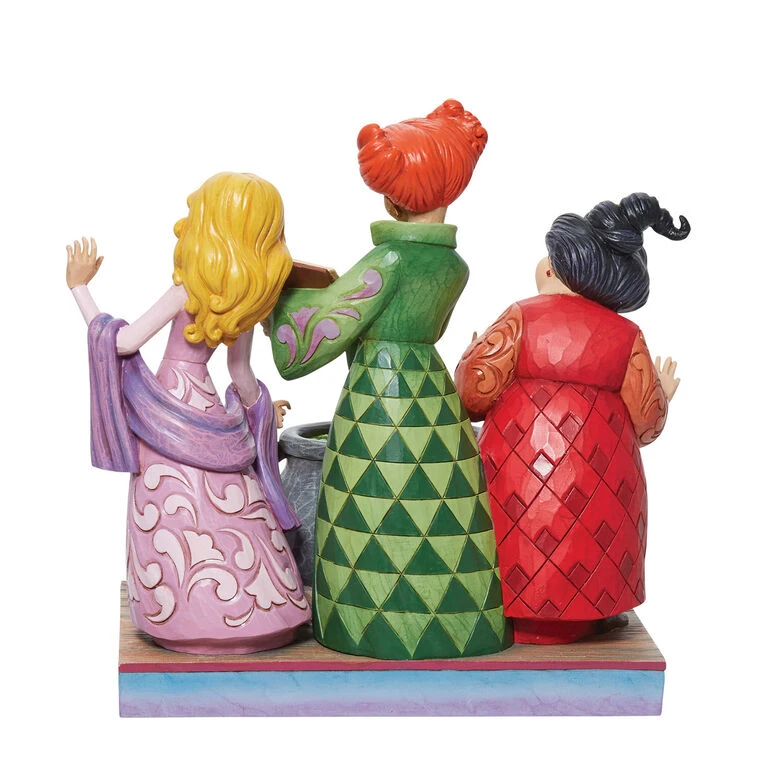 Enesco Jim Shore Disney Hocus Pocus Sanderson Sisters Figurine, 8.5" 2 Enesco Jim Shore Disney Hocus Pocus Sanderson Sisters Figurine, 8.5" - Image 2