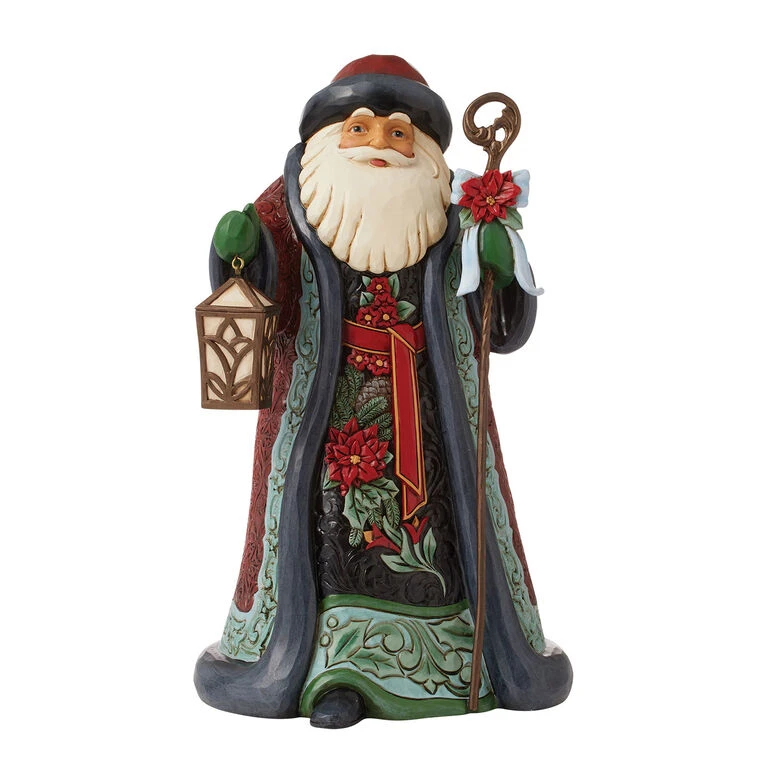 Enesco Jim Shore Holiday Manor Santa Figurine, 10.04" 1 Enesco Jim Shore Holiday Manor Santa Figurine, 10.04"