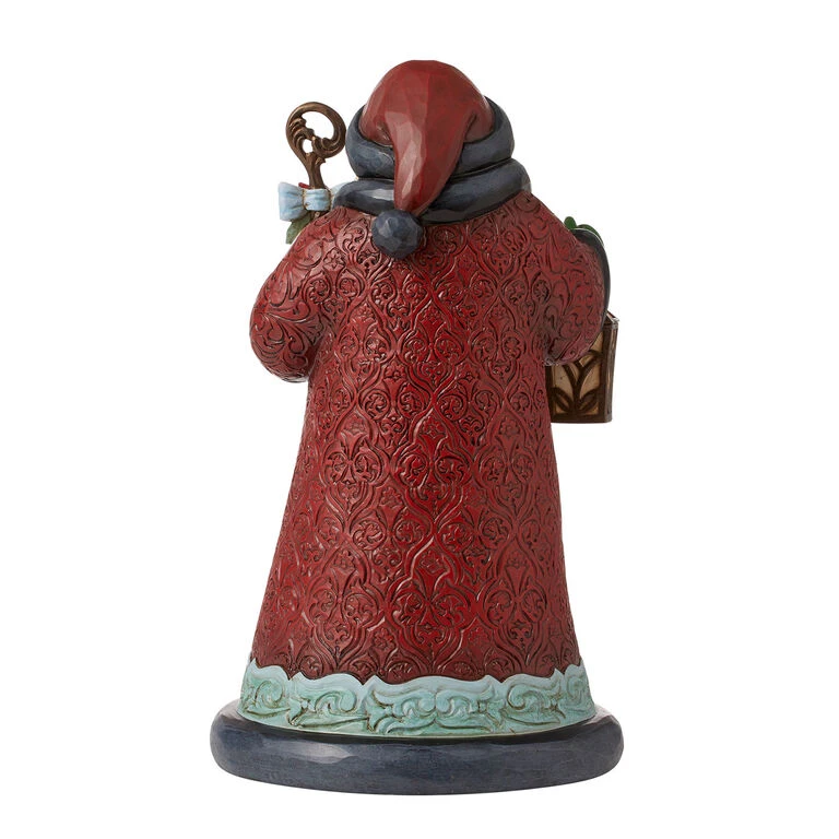 Enesco Jim Shore Holiday Manor Santa Figurine, 10.04" 2 Enesco Jim Shore Holiday Manor Santa Figurine, 10.04" - Image 2