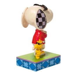 Enesco Jim Shore Peanuts Joe Cool & Woodstock Figurine, 5" -Hallmark Jim Shore Joe Cool Snoopy Woodstock Figurine 6010115 03