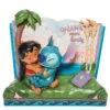 Enesco Jim Shore Disney Lilo & Stitch Storybook Figurine, 5.75"