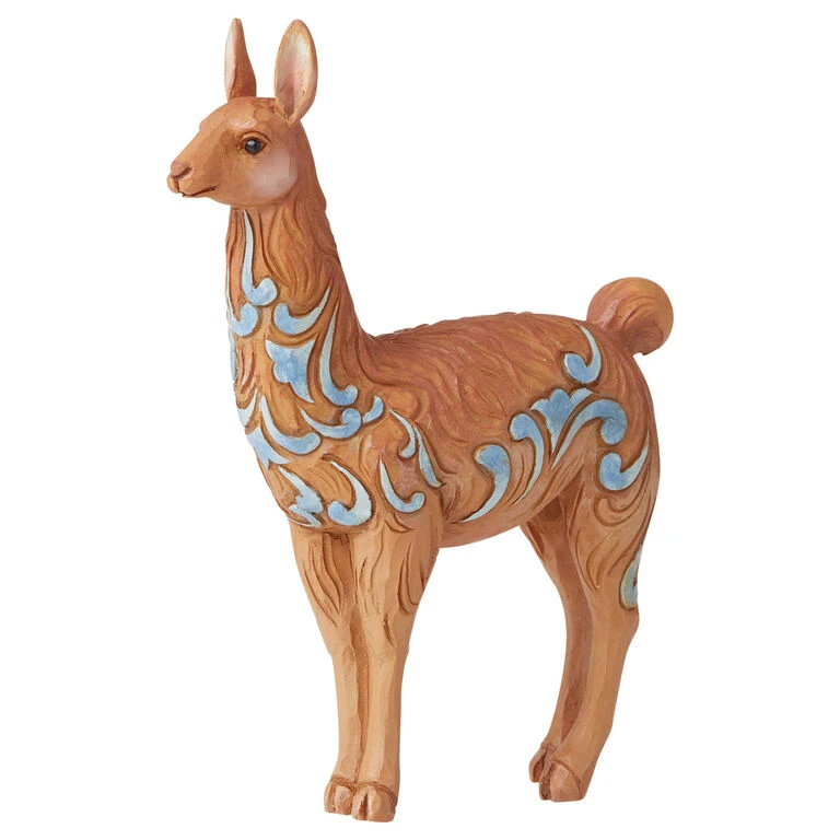 Enesco Jim Shore Llama Mini Figurine, 4" 1 Enesco Jim Shore Llama Mini Figurine, 4"