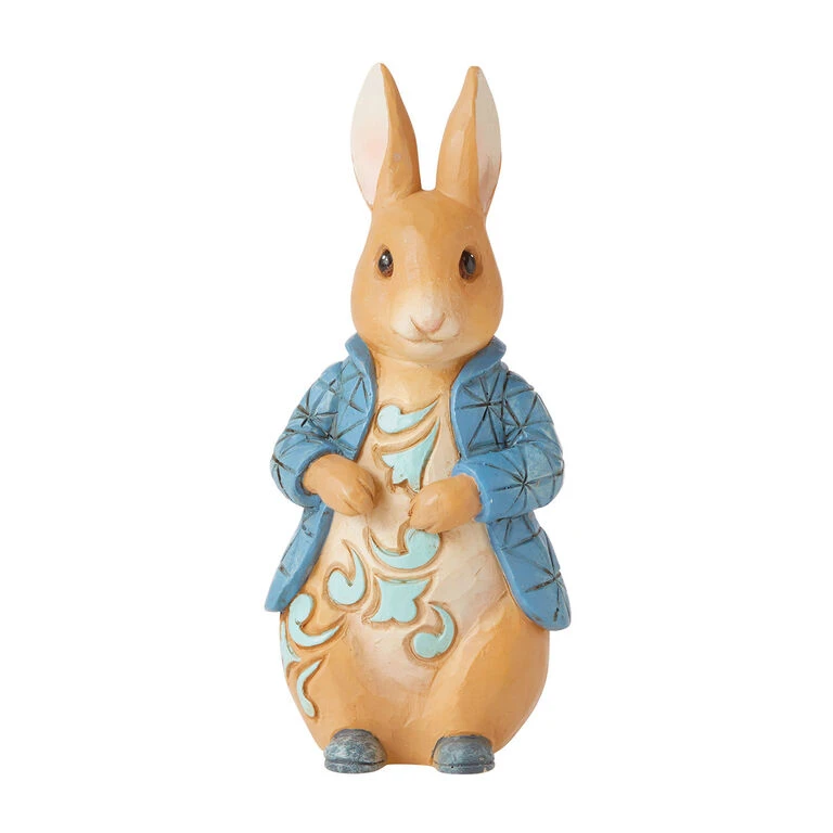 Enesco Jim Shore Peter Rabbit Mini Figurine, 4.1" 1 Enesco Jim Shore Peter Rabbit Mini Figurine, 4.1"