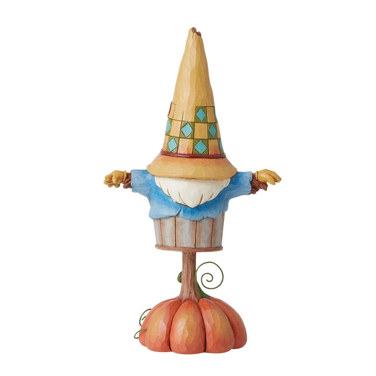 Enesco Jim Shore Harvest Scarecrow Gnome Figurine, 8.25" 2 Enesco Jim Shore Harvest Scarecrow Gnome Figurine, 8.25" - Image 2