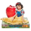 Enesco Jim Shore Disney Snow White And Apple Figurine, 4.8"