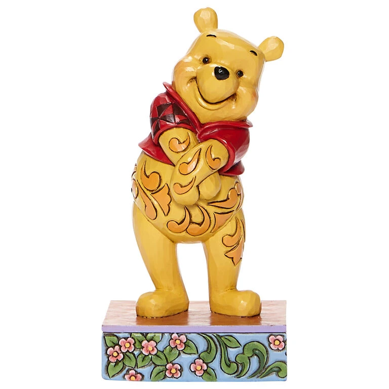 Enesco Jim Shore Disney Winnie The Pooh Standing Figurine, 4.75" 1 Enesco Jim Shore Disney Winnie The Pooh Standing Figurine, 4.75"
