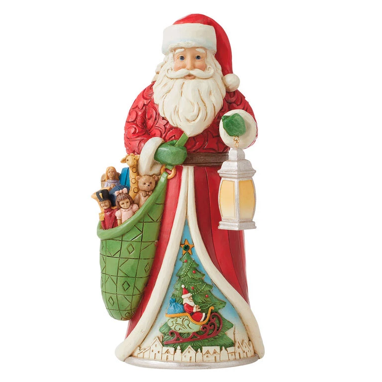 Enesco Jim Shore Worldwide Event Santa With Sack Of Toys, 9.6" 1 Enesco Jim Shore Worldwide Event Santa With Sack Of Toys, 9.6"