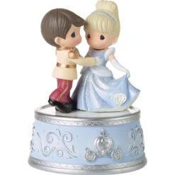 Precious Moments Disney Cinderella And Prince Charming Musical Figurine, 5.4" -Hallmark Precious Moments Cinderella and Prince Musical Figurine 223103 03