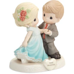 Precious Moments Couple Dancing Figurine, 5.25" -Hallmark Precious Moments Couple Dancing Figurine 202005 03