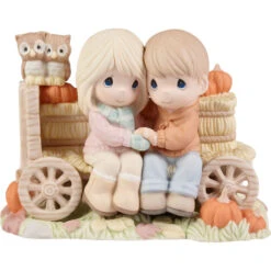 Precious Moments Limited Edition Falling Into Fun With The One I Love Figurine, 5.87"