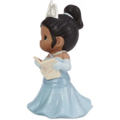 Precious Moments Disney My Dream Starts With Me Tiana Figurine, 5" -Hallmark Precious Moments Tiana in Blue Dress Figurine 211026 03