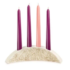 Small Nativity Advent Candle Holder -Hallmark Small Advent Candle Holder 2020220505 03