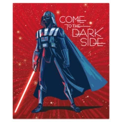 Hallmark Star Wars™ Darth Vader™ Dark Side Blanket 5 Hallmark Star Wars™ Darth Vader™ Dark Side Blanket -Hallmark Star Wars Darth Vader Dark Side Fleece Blanket 1SHP2159 03