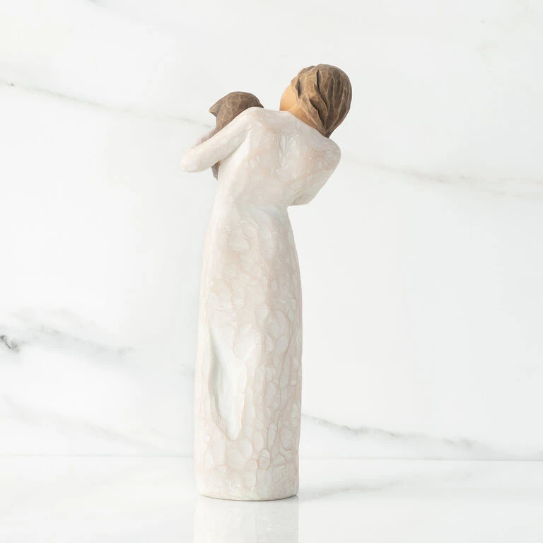 Willow Tree Adorable You Dark Brown Dog Figurine, 7.5" 2 Willow Tree Adorable You Dark Brown Dog Figurine, 7.5" - Image 2