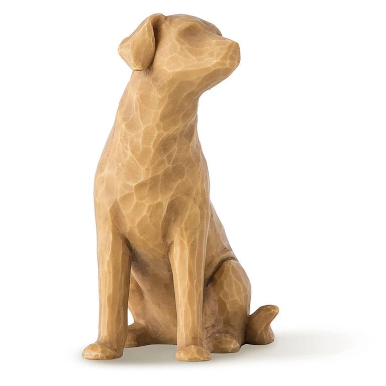 Willow Tree® Love My Dog Figurine, Blonde 1 Willow Tree® Love My Dog Figurine, Blonde