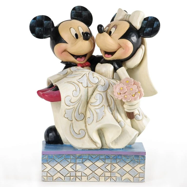 Enesco Congratulations, Mickey & Minnie Wedding Figurine 1 Enesco Congratulations, Mickey & Minnie Wedding Figurine