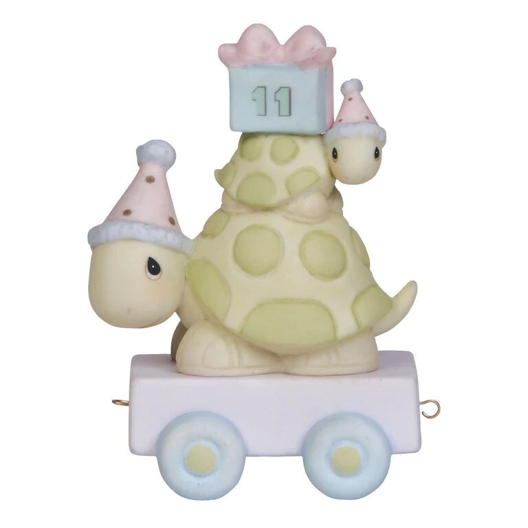 Precious Moments It's Your Birthday Turtle Pair Figurine, Age 11 1 Precious Moments It's Your Birthday Turtle Pair Figurine, Age 11